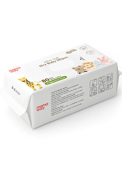 Ultra Soft Dry Baby Wipe (3PACKS X 80PCS), , hi-res