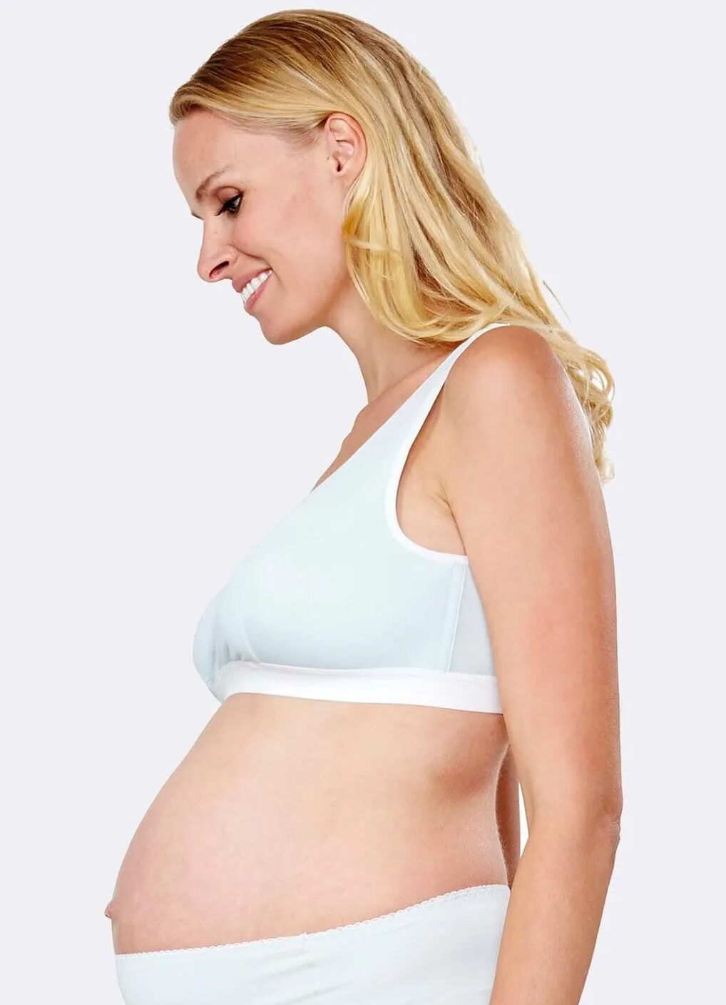 Antibacterial Crossover Sleeping & Nursing Bra With Cups, , hi-res image number 3
