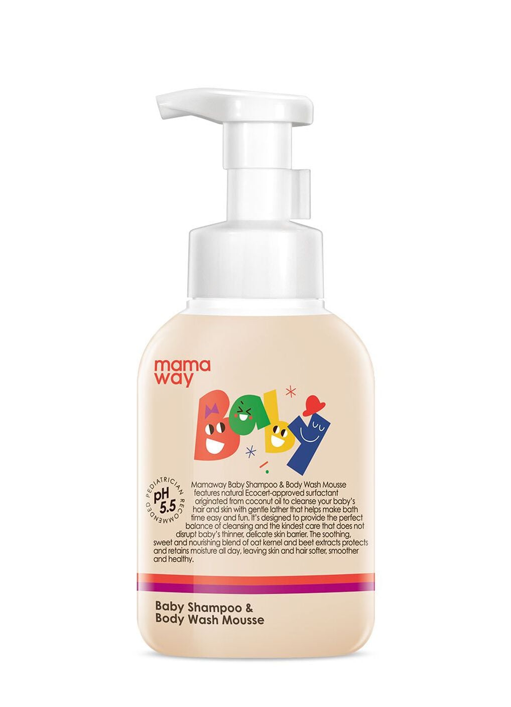 Baby Shampoo & Body Wash Mousse (350ml), , hi-res image number 0