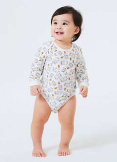 Line Arts Peppa Pig Baby Cotton Long Sleeve Bodysuit 2 Pack, , hi-res