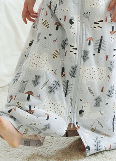 Lightweight Optimum Temp. Sleep Suit-Forest Family, , hi-res