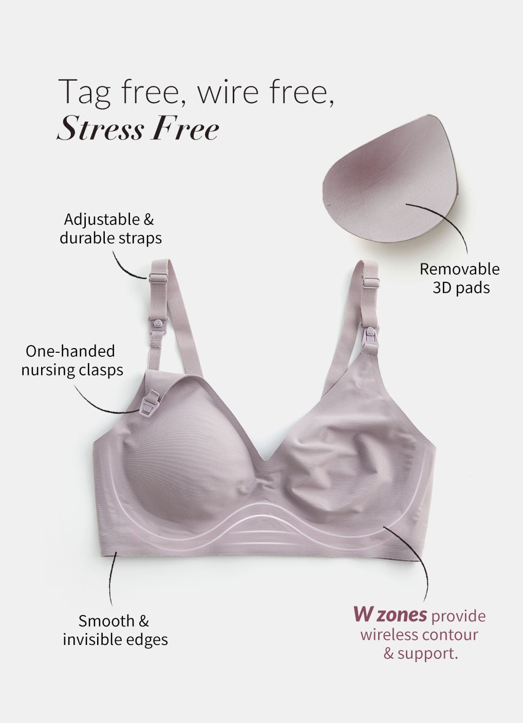 Ultra Silky Seamless Maternity & Nursing Bra, , hi-res image number 6