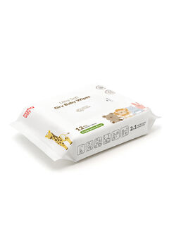 Ultra Soft Dry Baby Wipe (12PCS X 4 PACKS), , hi-res