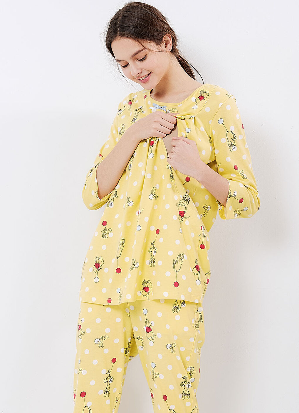Disney Winnie The Pooh Maternity & Nursing Pyjama Set, , hi-res image number 1