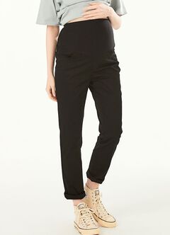 Cotton Maternity Slim Pants, , hi-res