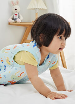 Lightweight Optimum Temp. Sleep Suit-Sea World, , hi-res