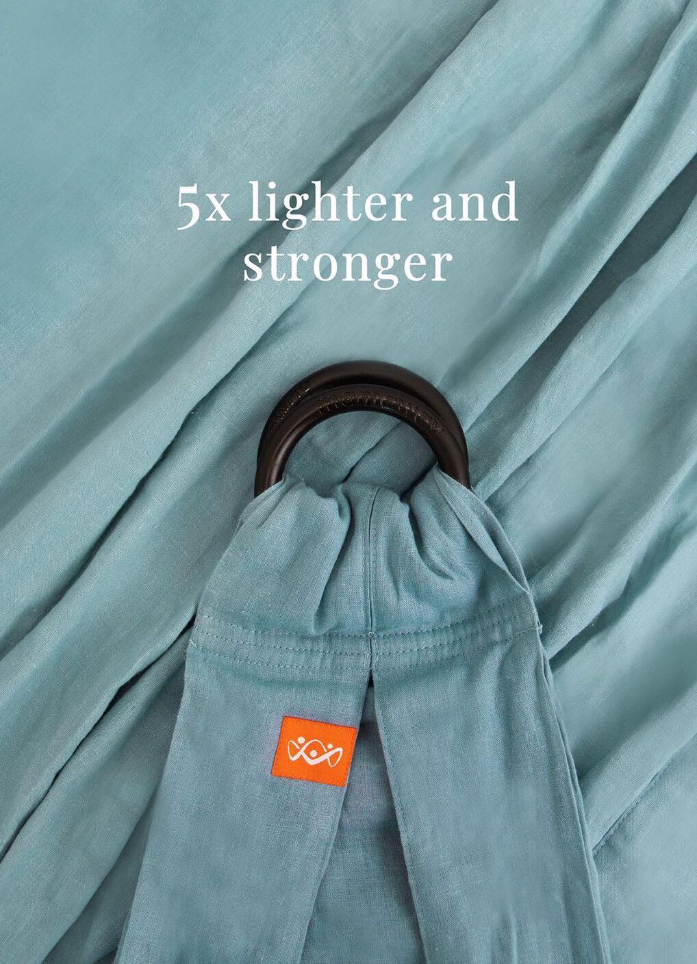 Solid Linen Baby Ring Sling, , hi-res image number 3