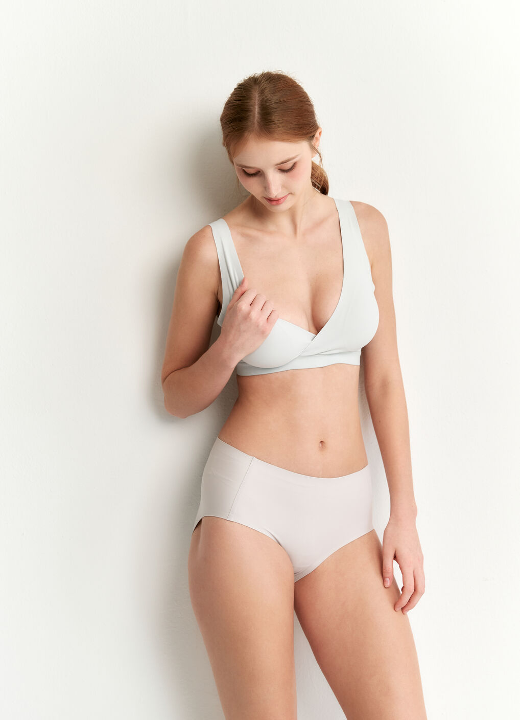 Ultra Silky Crossover Nursing Maternity Wireless Bra, , hi-res image number 2