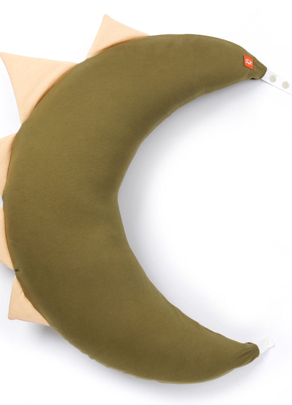 Maternity Support & Nursing Moon Pillow Case- Green Dinosaur, , hi-res image number 1