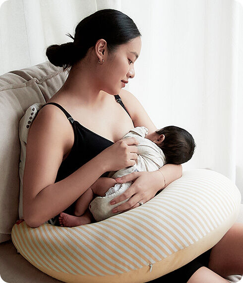Non-toxic Maternity Support & Nursing Moon Pillow – Buy Online