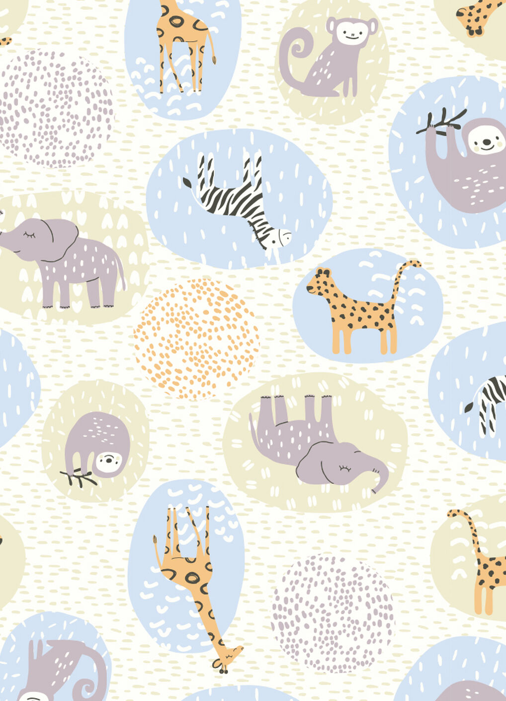 Lightweight Optimum Temp. Sleep Suit-Animal Bubbles, Grey, hi-res image number 4