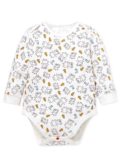 Line Arts Peppa Pig Baby Cotton Long Sleeve Bodysuit 2 Pack, , hi-res
