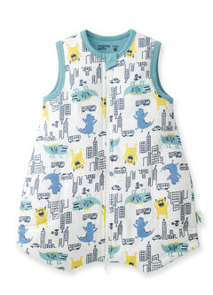 Lightweight Optimum Temp. Sleep Suit-Monster War, , hi-res