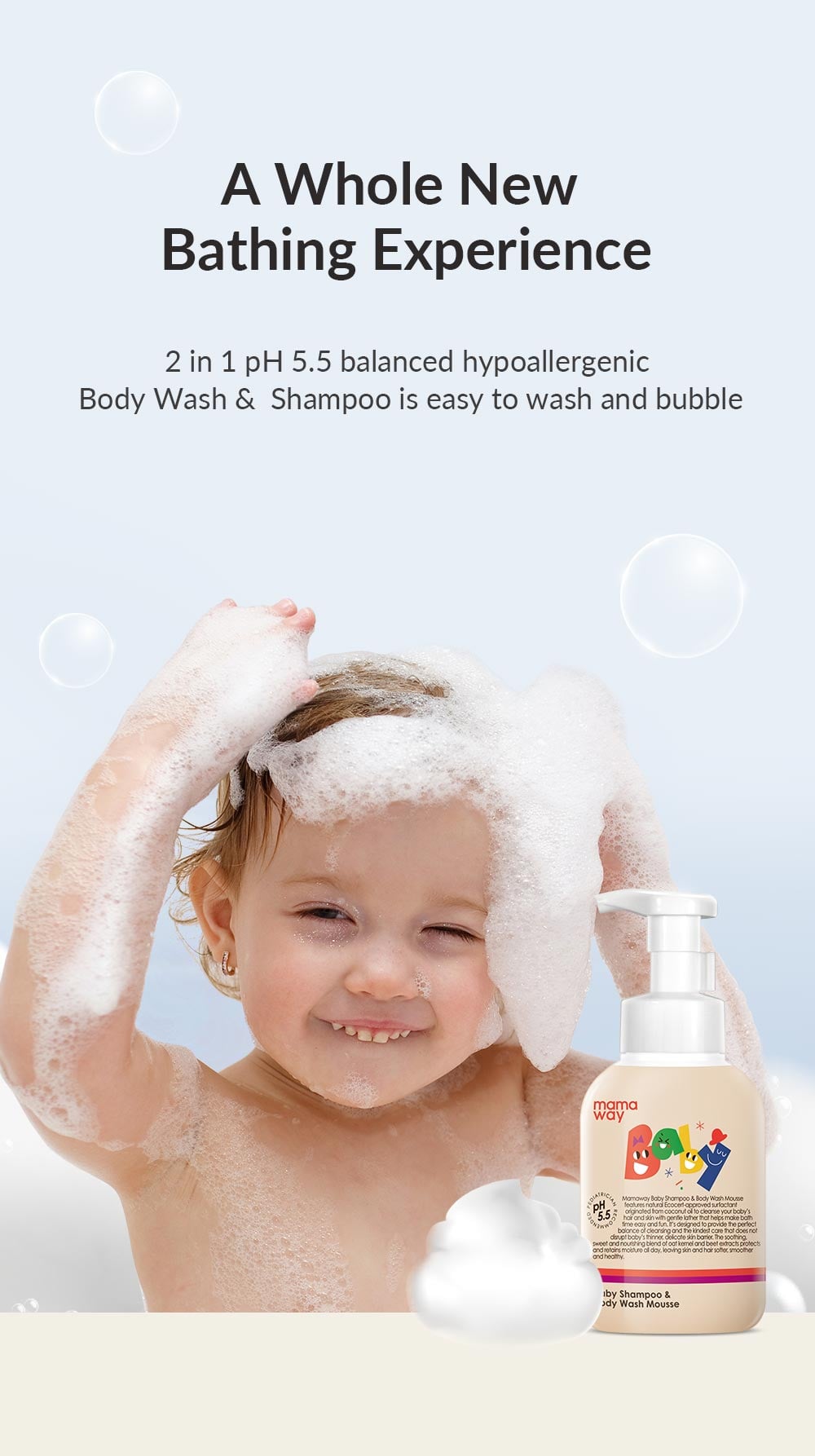 Baby Shampoo & Body Wash Mousse Mousse Baby Shampoo & Body Wash Mousse Mousse
