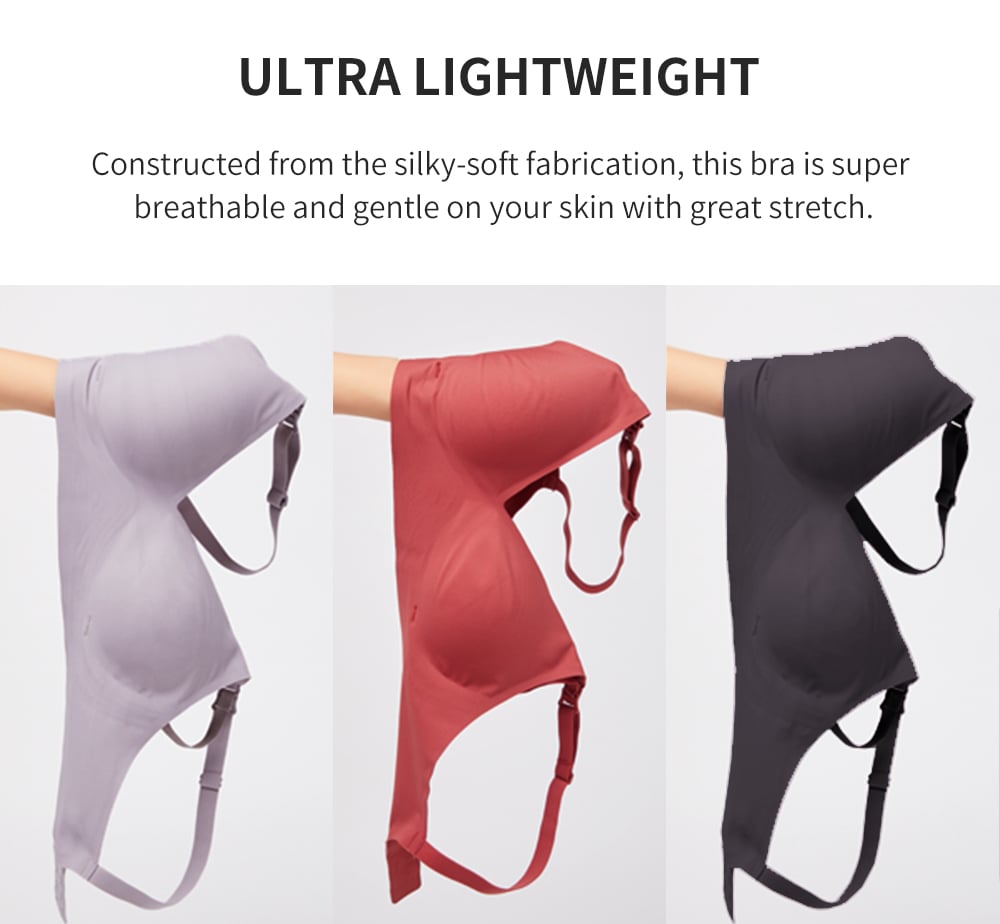 Ultra Silky Crossover Sleeping & Nursing Bra