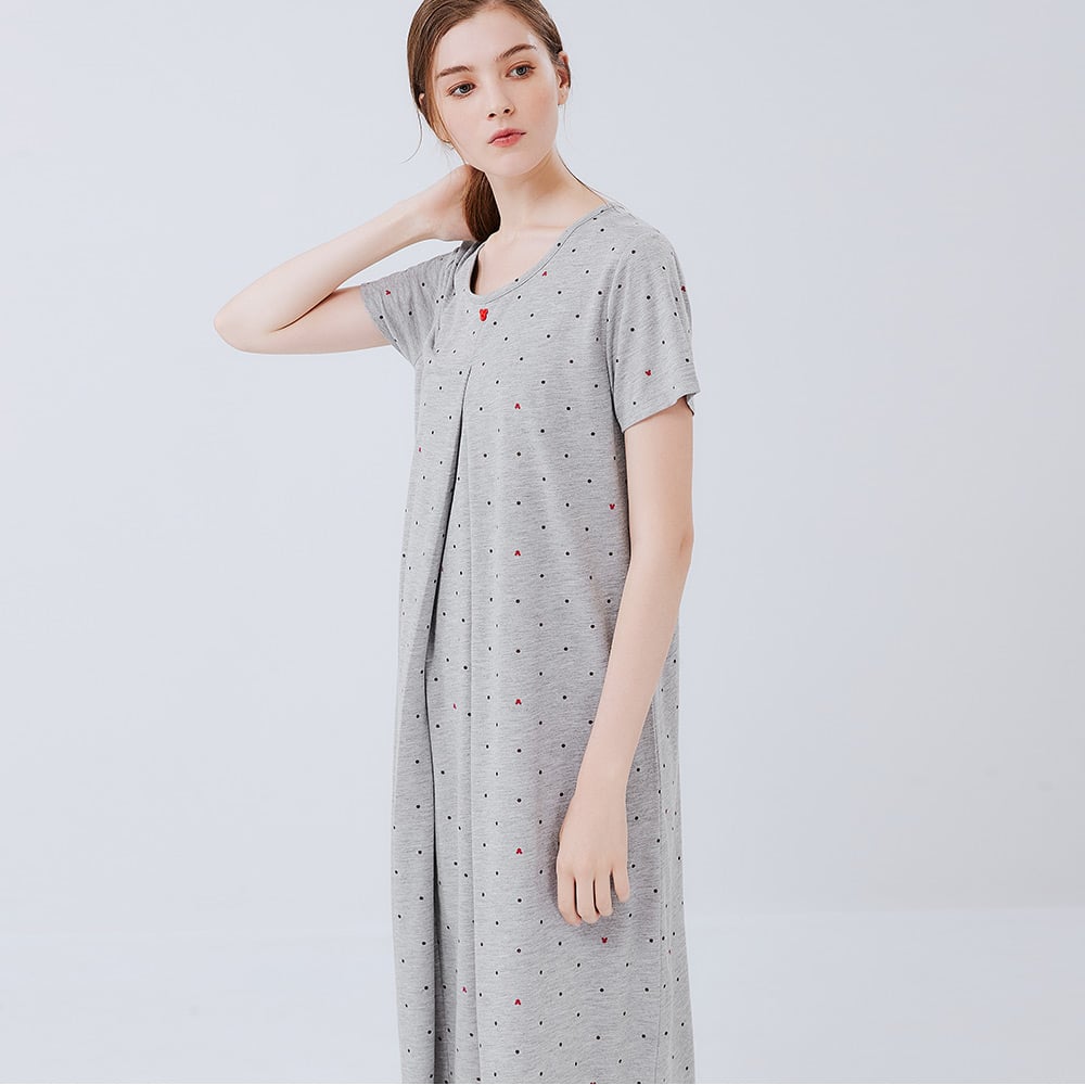 Mickey Dotty Maternity & Nursing Pyjama Dress Mickey Dotty Maternity & Nursing Pyjama Dress