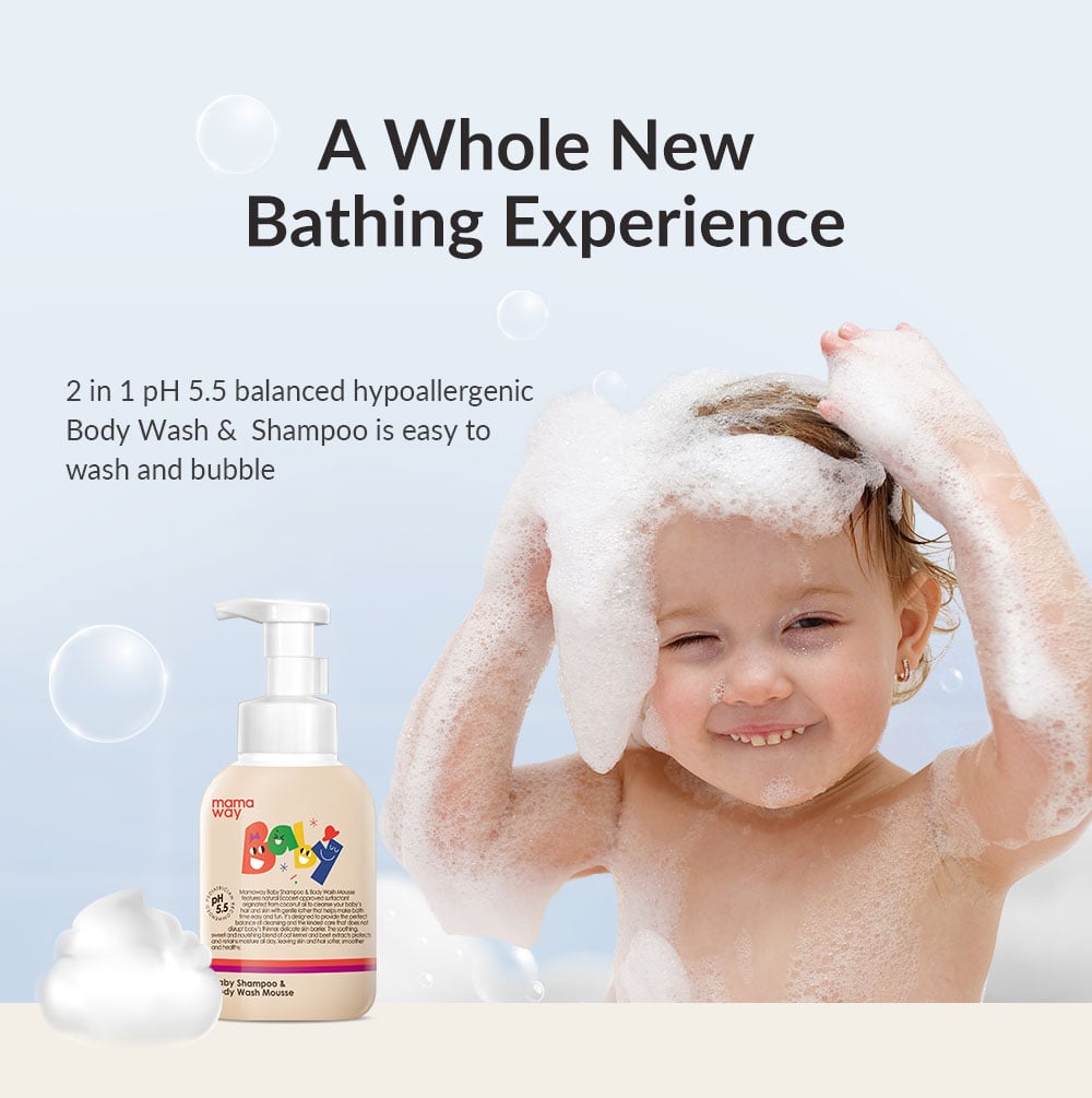 Baby Shampoo & Body Wash Mousse Mousse Baby Shampoo & Body Wash Mousse Mousse