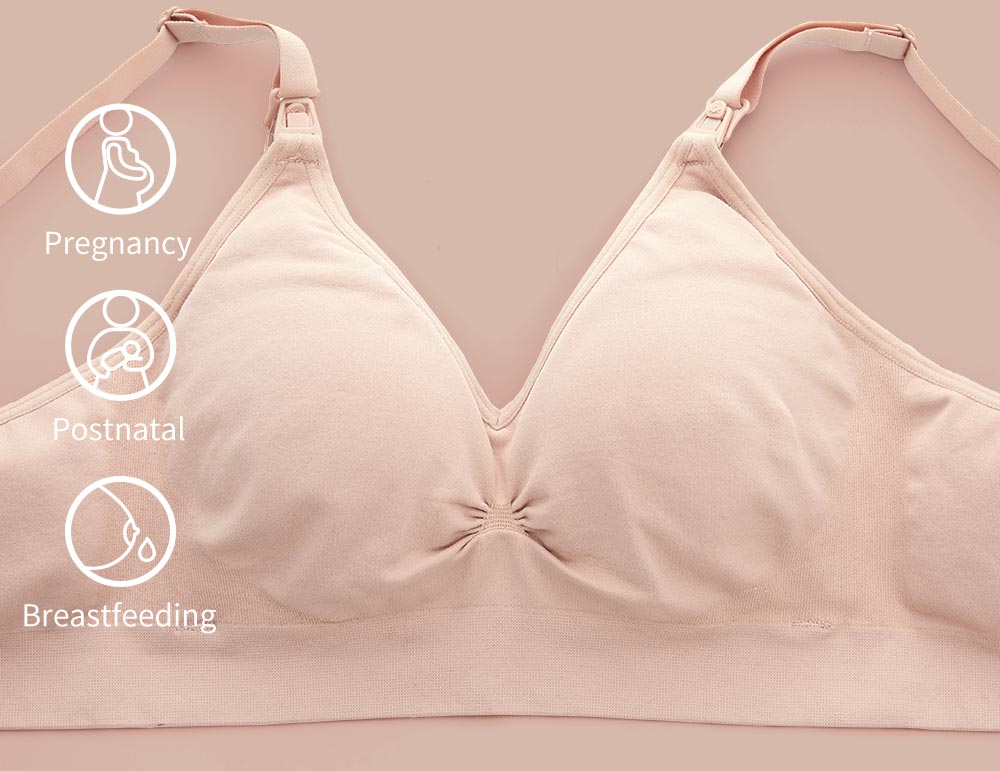 Antibacterial Seamless Maternity & Nursing Bra