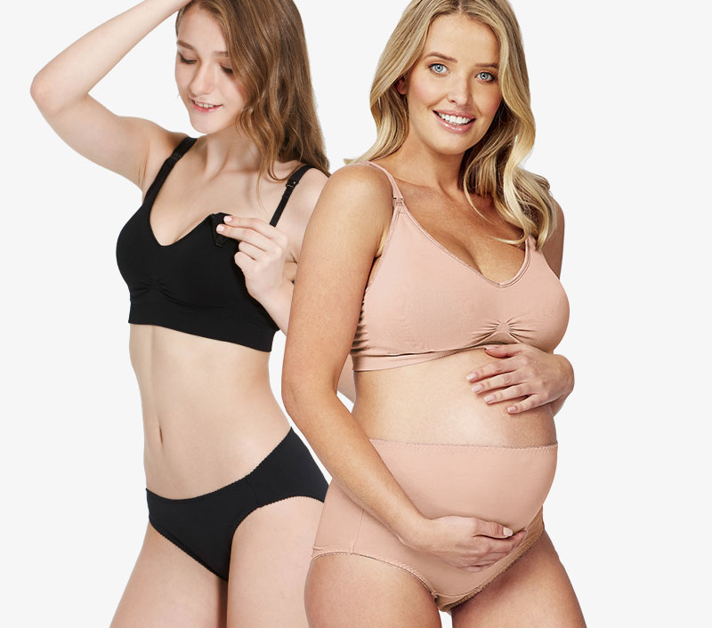 Antibacterial Maternity High-Rise Briefs (2 Pack) Antibacterial Maternity High-Rise Briefs (2 Pack)