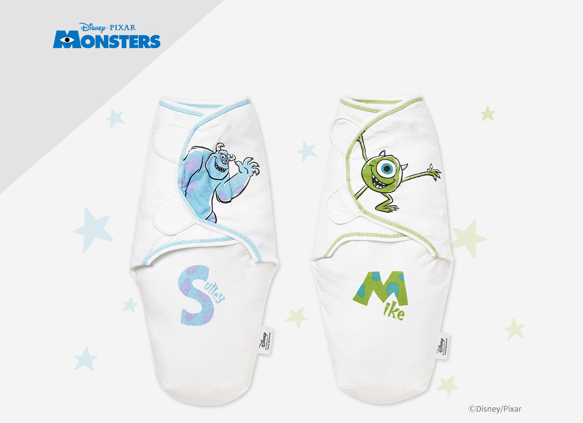 Disney Monsters Inc Cocoon Swaddle Wrap 2 Pcs Pack Disney Monsters Inc Cocoon Swaddle Wrap 2 Pcs Pack