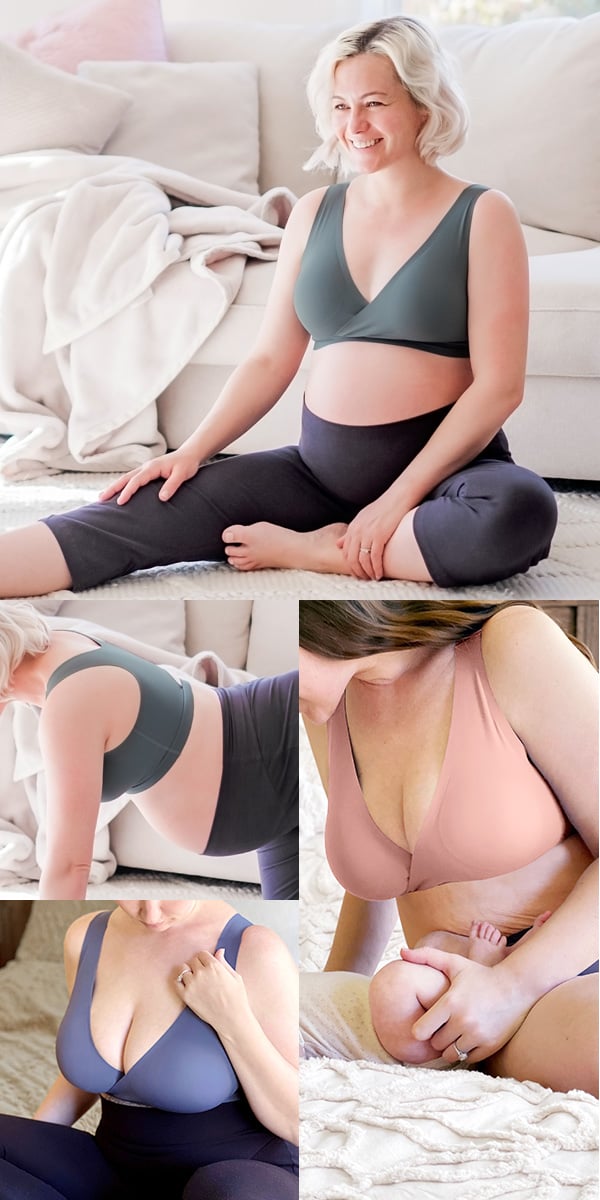 Ultra Silky Crossover Sleeping & Nursing Bra