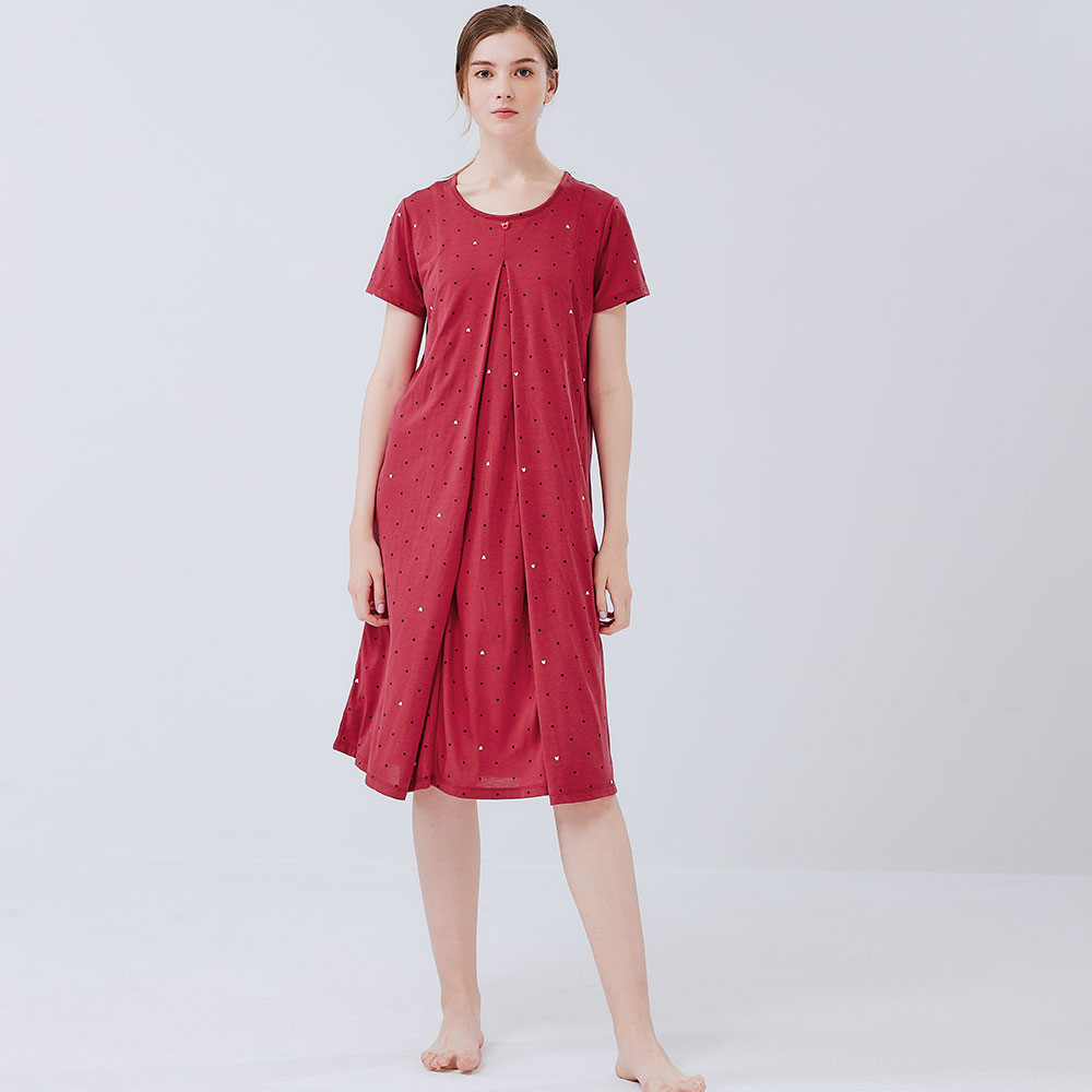 Mickey Dotty Maternity & Nursing Pyjama Dress Mickey Dotty Maternity & Nursing Pyjama Dress