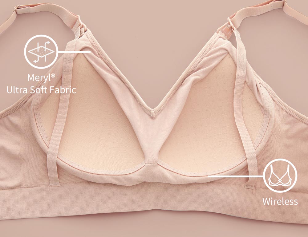 Antibacterial Seamless Maternity & Nursing Bra